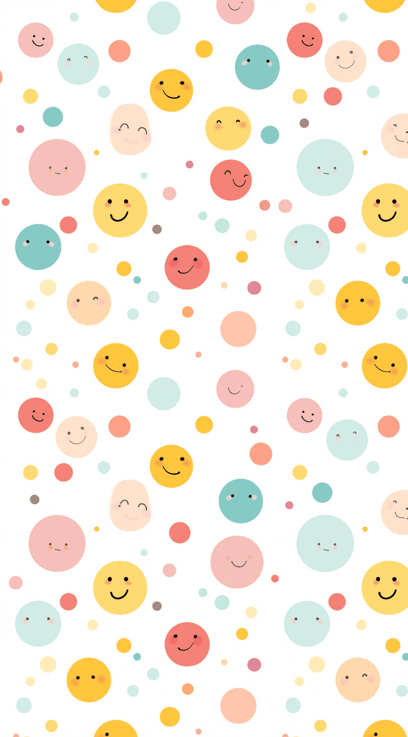 Smiley Slide original repeating artwork