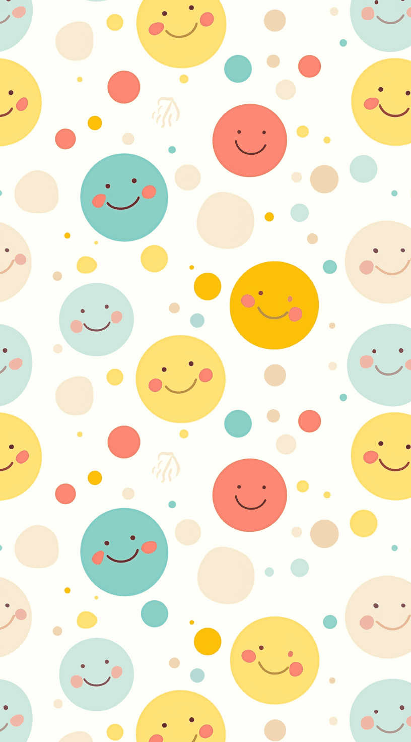 Smiley Rush original repeating artwork