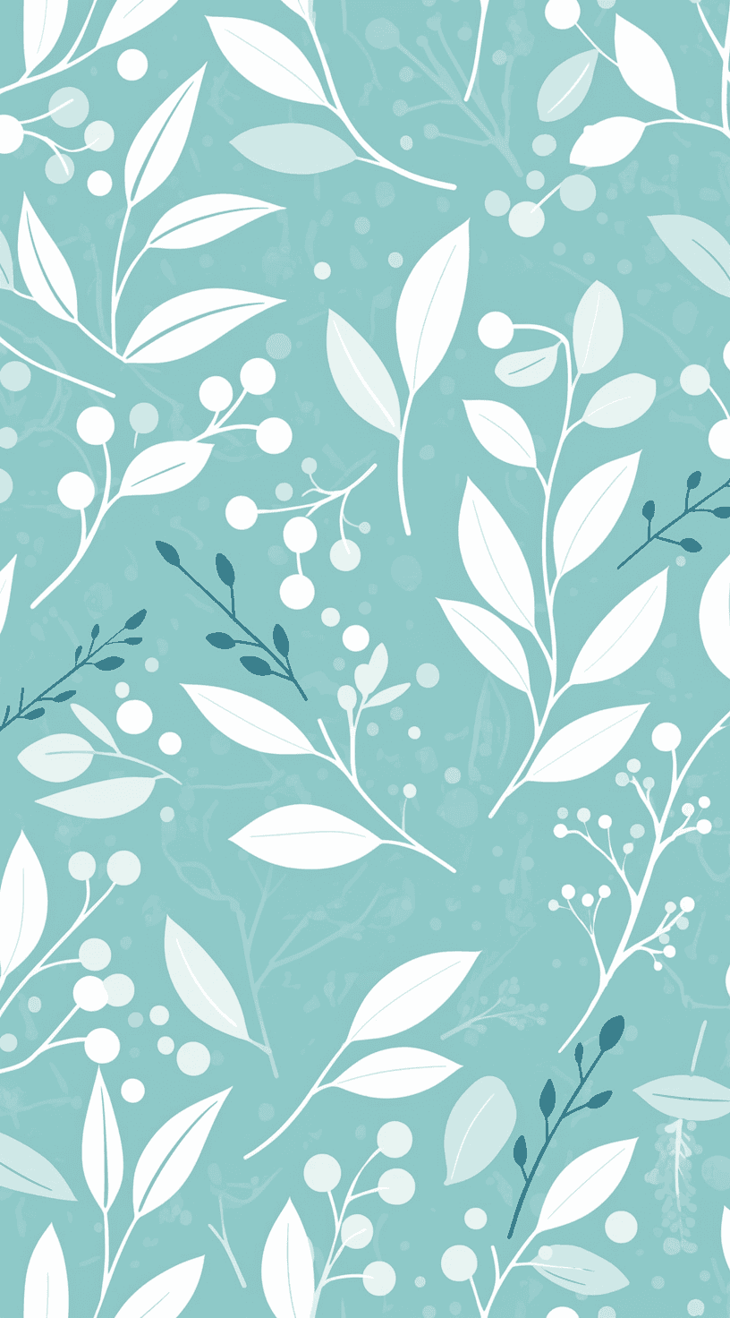 Leaves Session original repeating artwork
