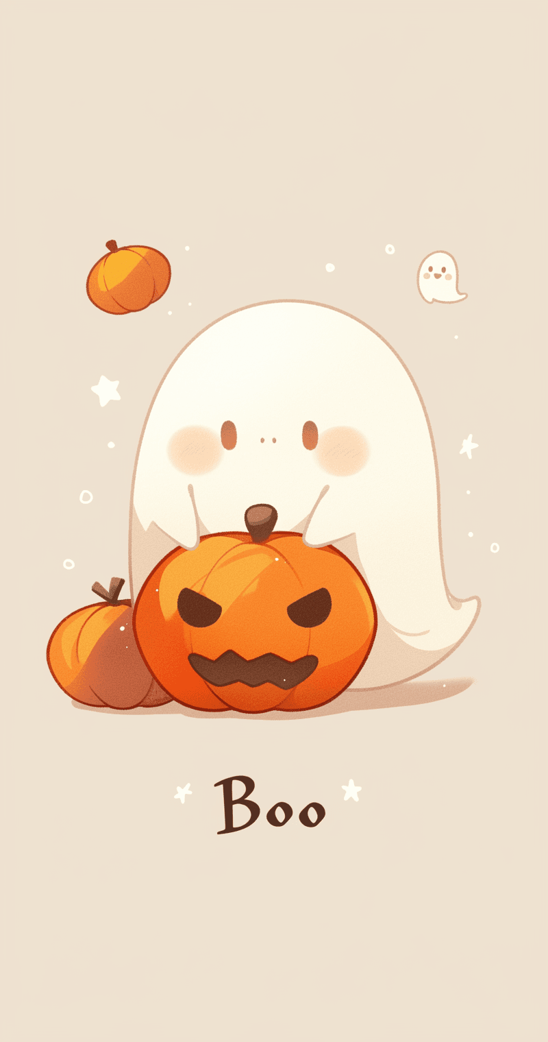 Halloween Ghost 808 original repeating artwork