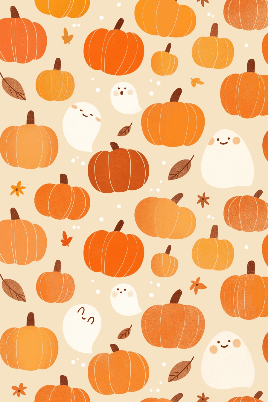 Halloween Ghost 1028 original repeating artwork