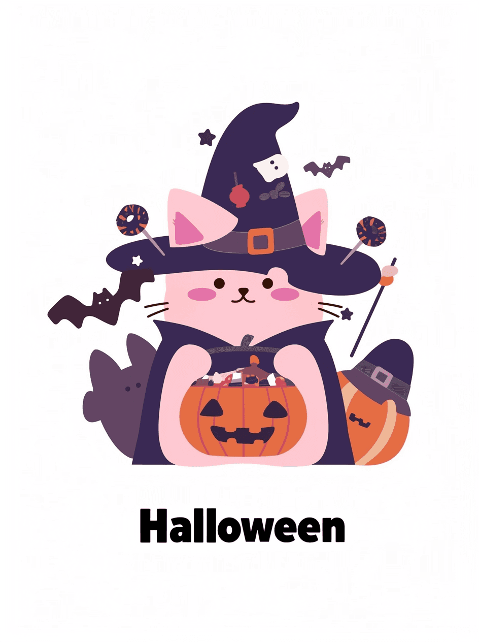 Halloween Ghost 677 original repeating artwork