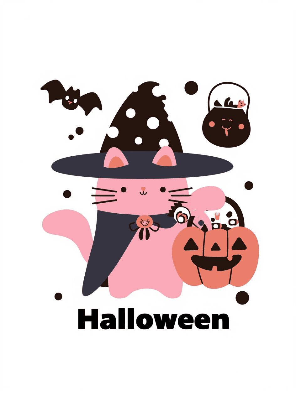 Halloween Ghost 839 original repeating artwork