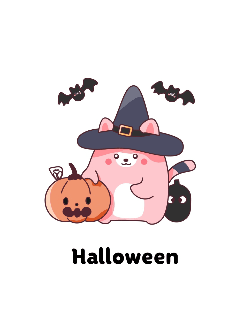Halloween Ghost 676 original repeating artwork