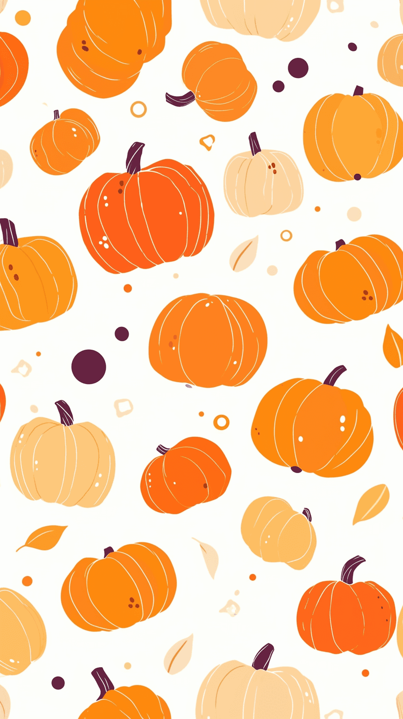 Halloween Pumpkin 226 original repeating artwork