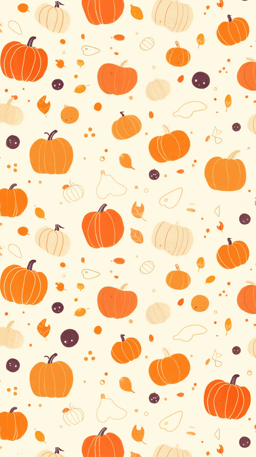 Halloween Pumpkin 266 original repeating artwork