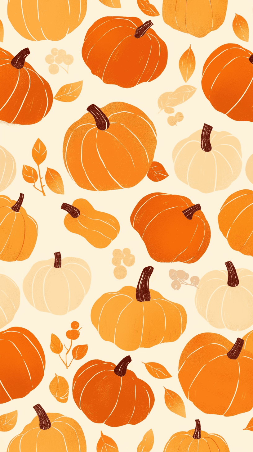 Halloween Pumpkin 140 original repeating artwork
