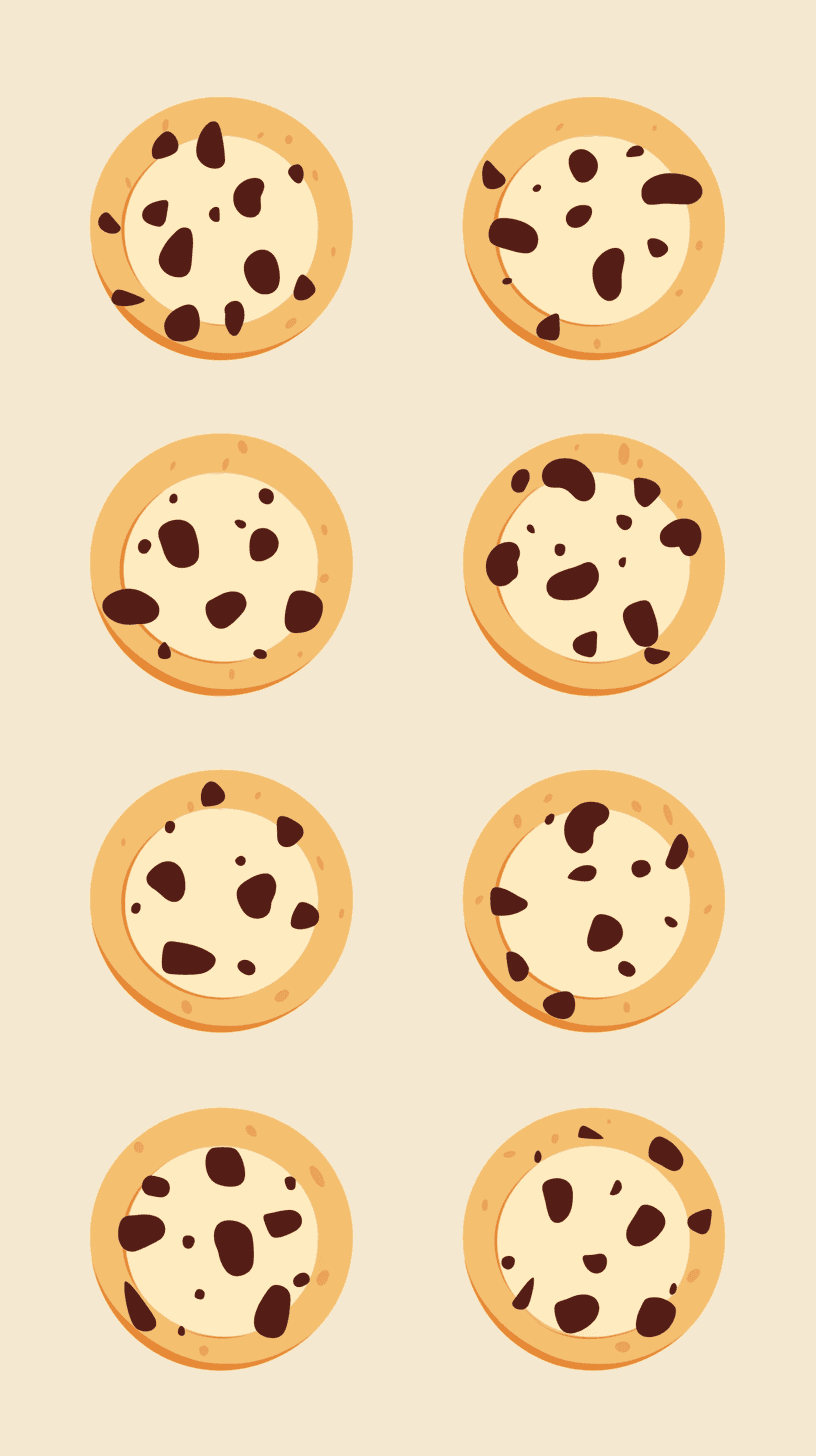 Cookie Pals original repeating artwork