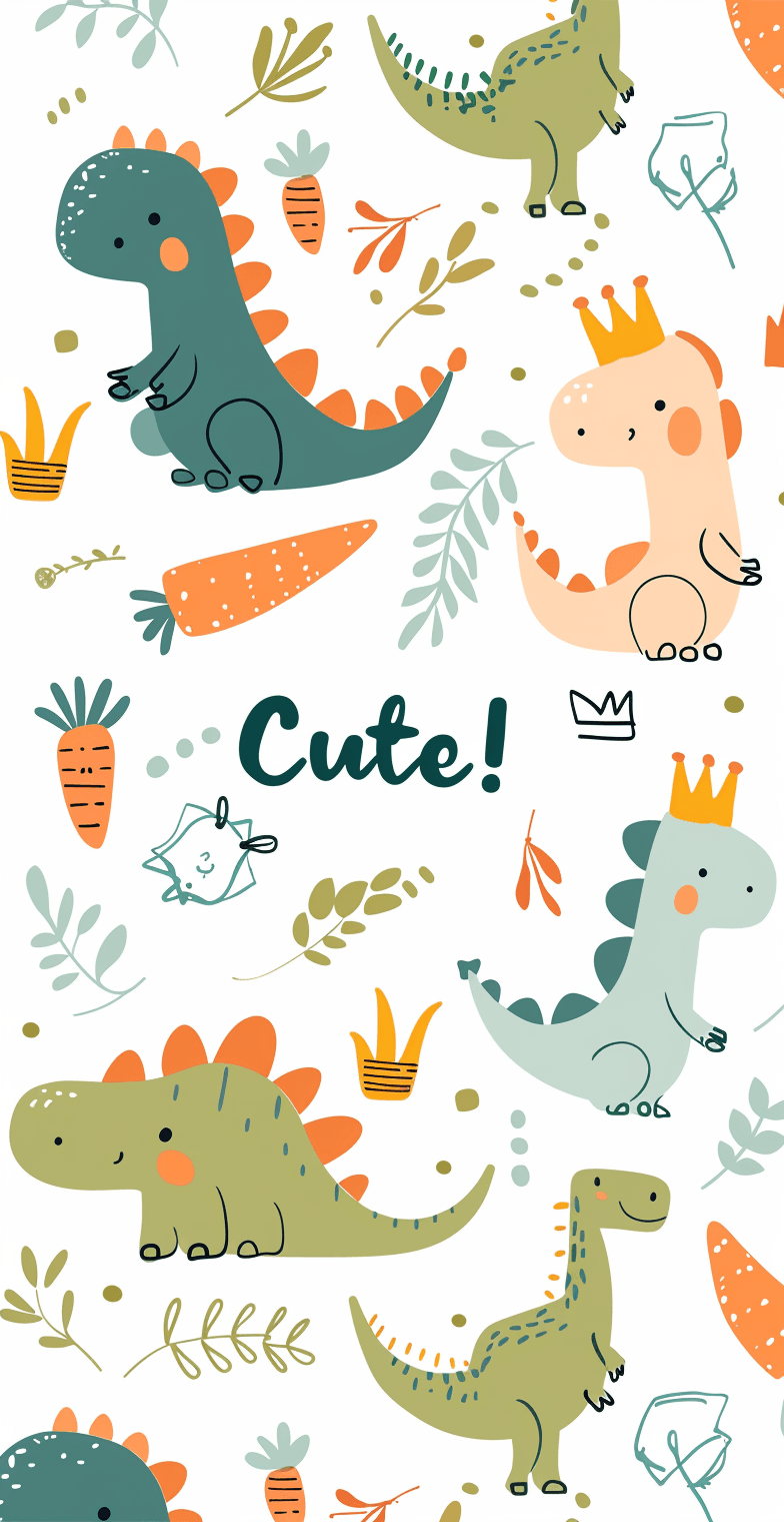 Dinosaur Beats original repeating artwork