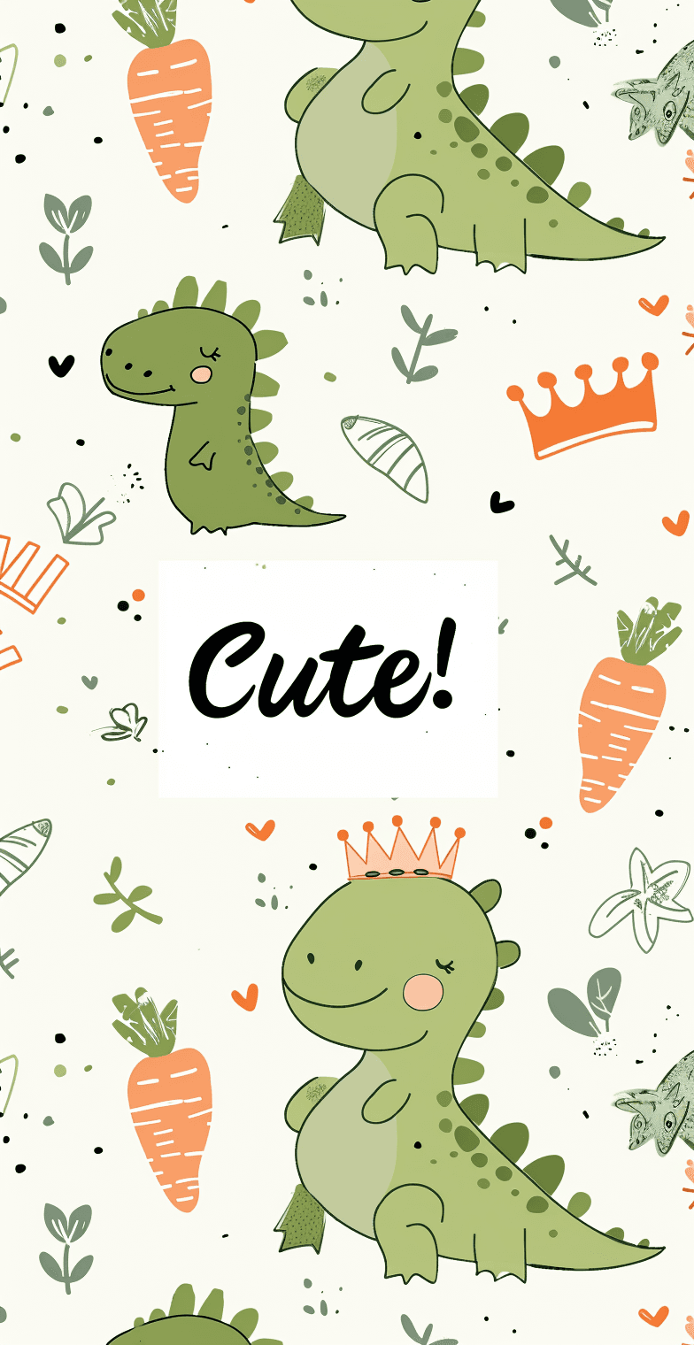 Dinosaur Bop original repeating artwork