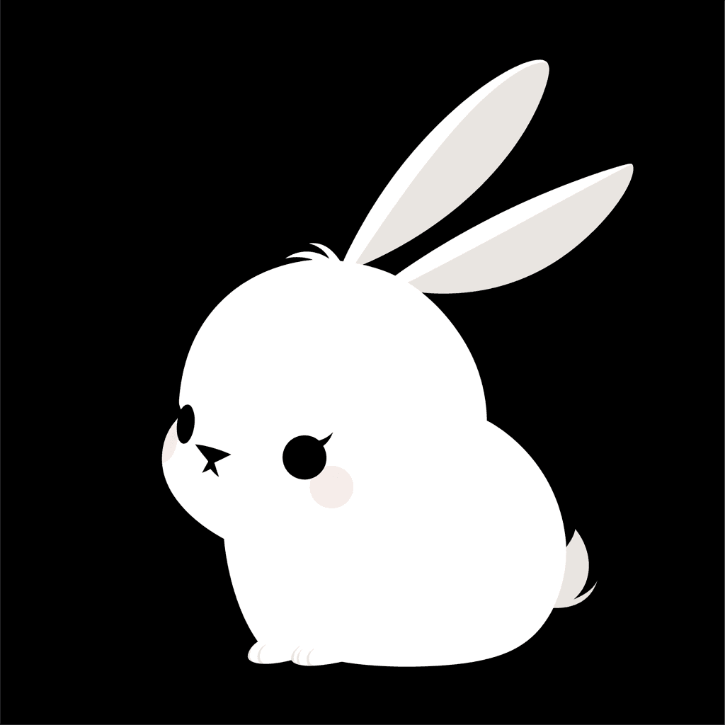 Bunny Downtown original repeating artwork