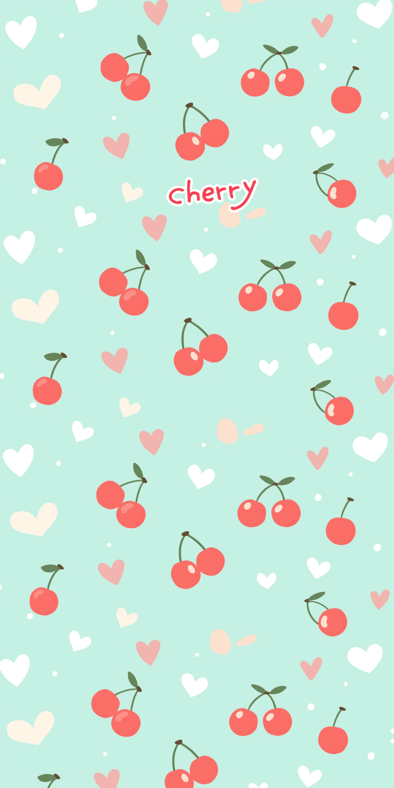 Cherry Burst original repeating artwork