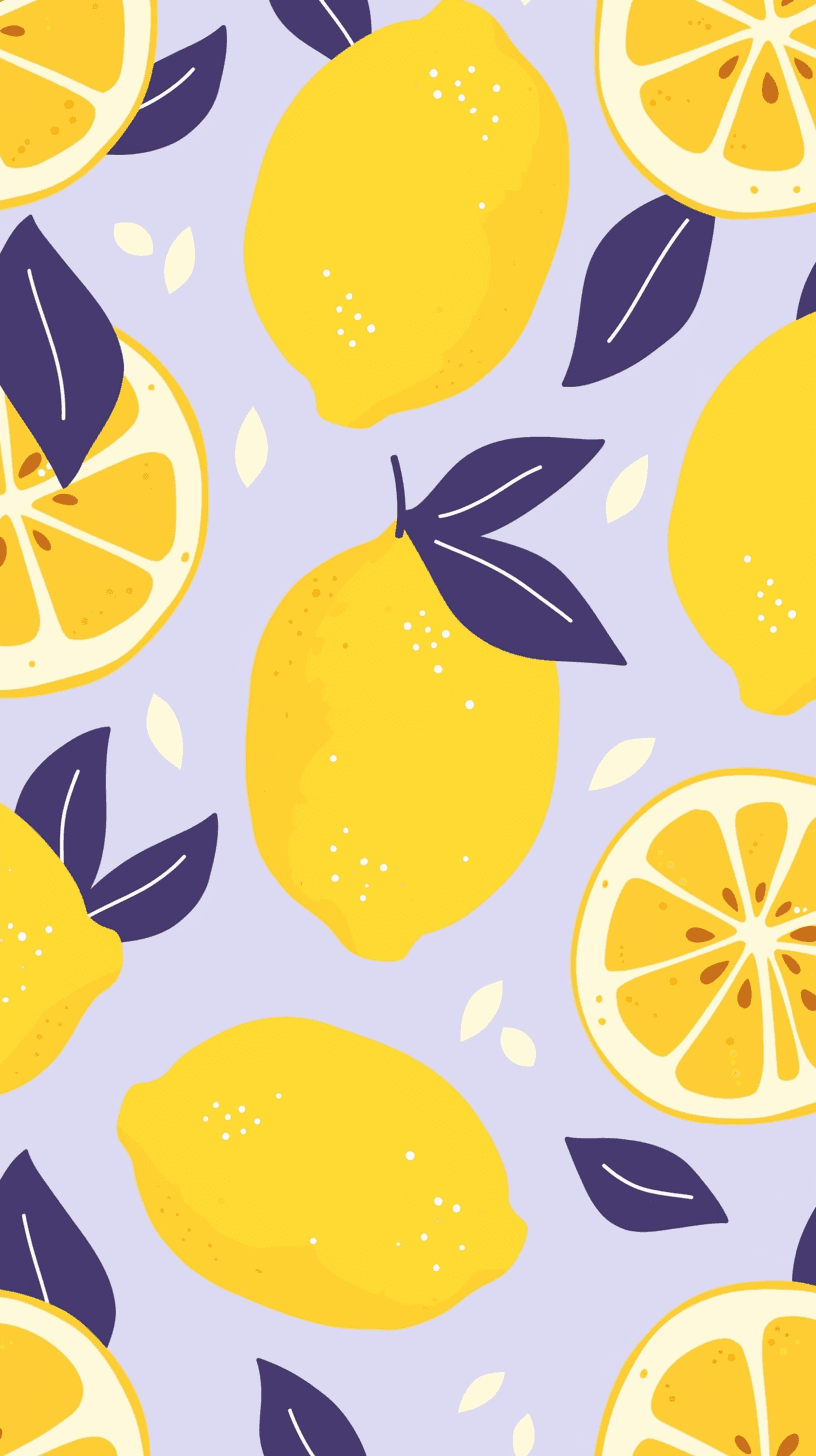Lemon Squad original repeating artwork