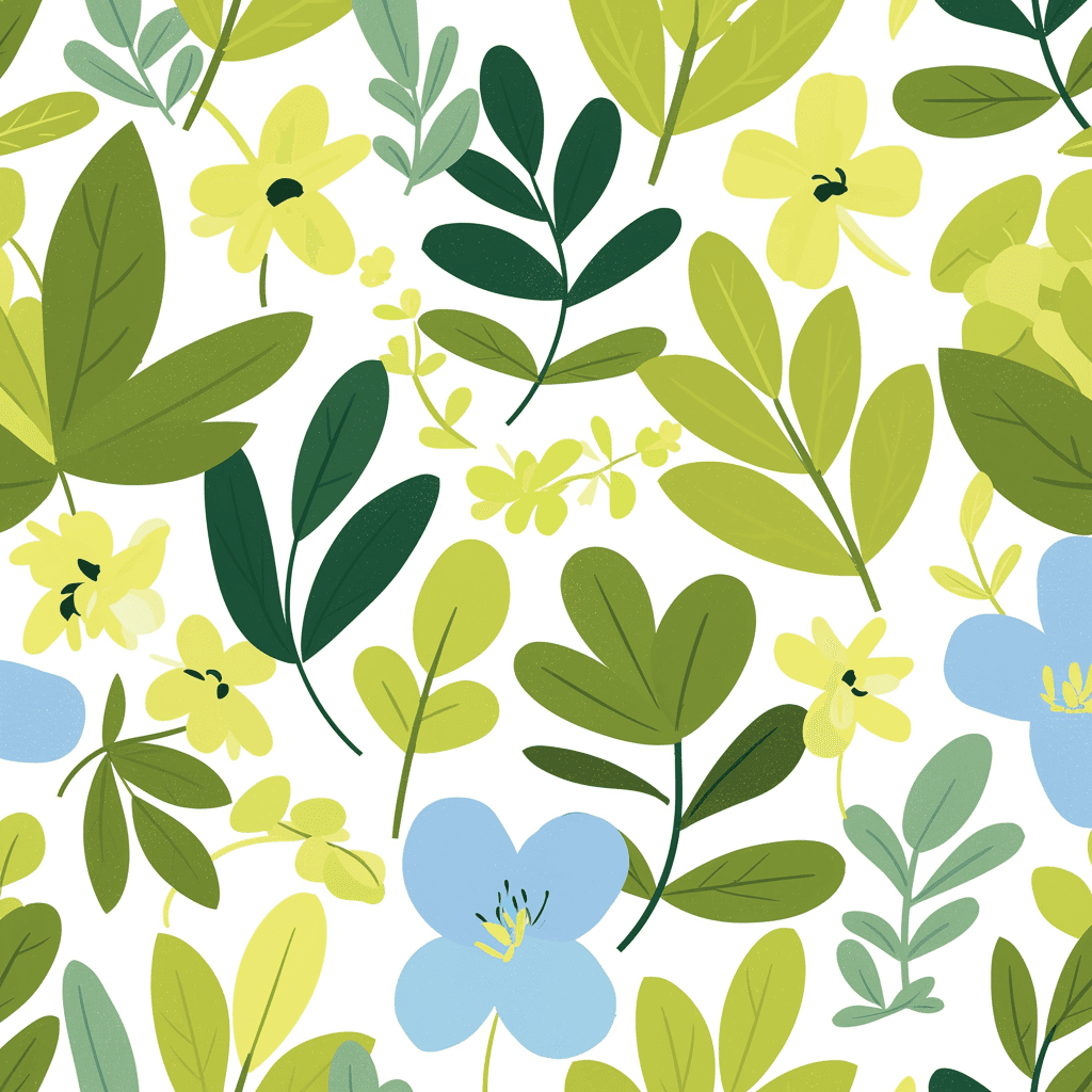 Leaves Collective original repeating artwork