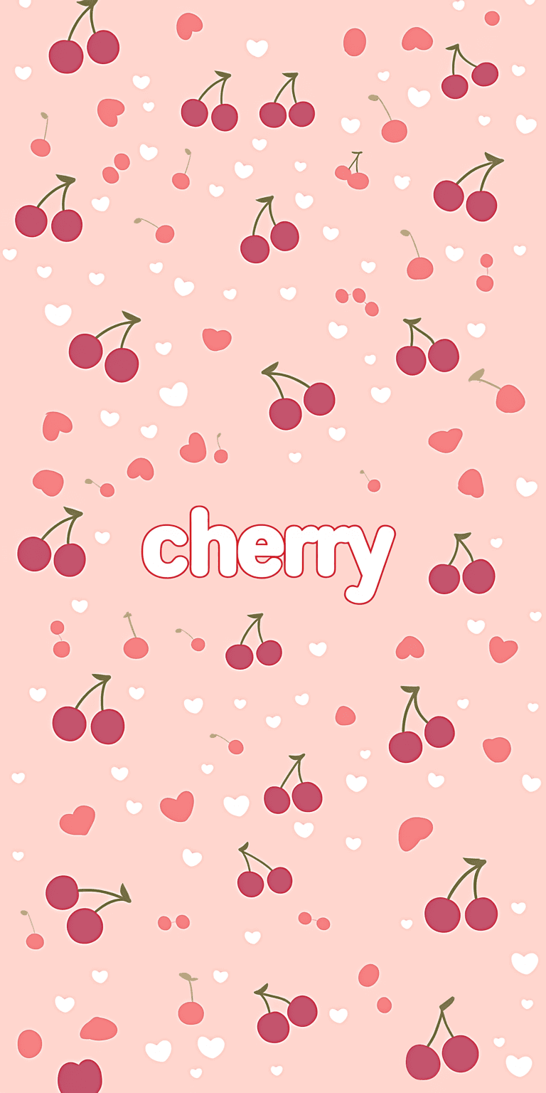 Cherry Loop original repeating artwork