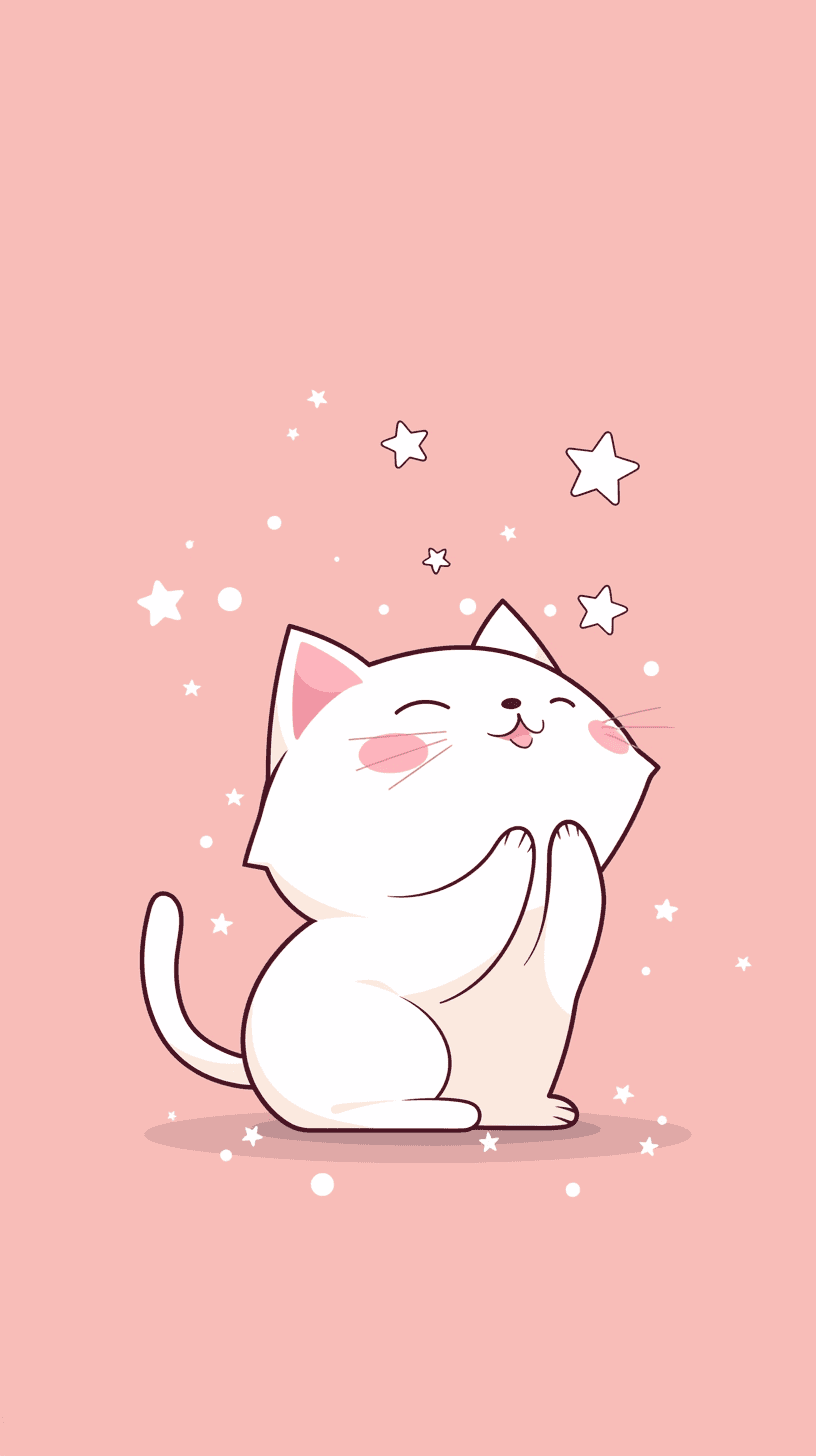 Cat 292 original repeating artwork