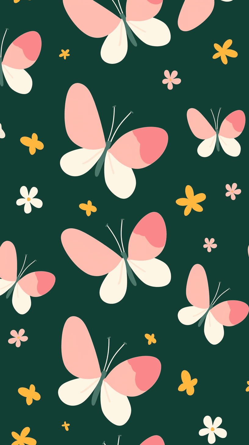 Butterfly Rush original repeating artwork