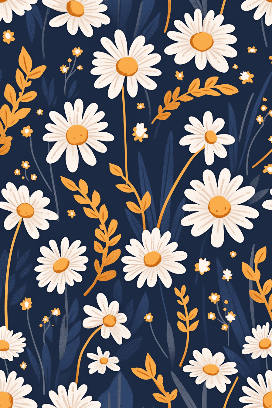 Blossom Mark original repeating artwork