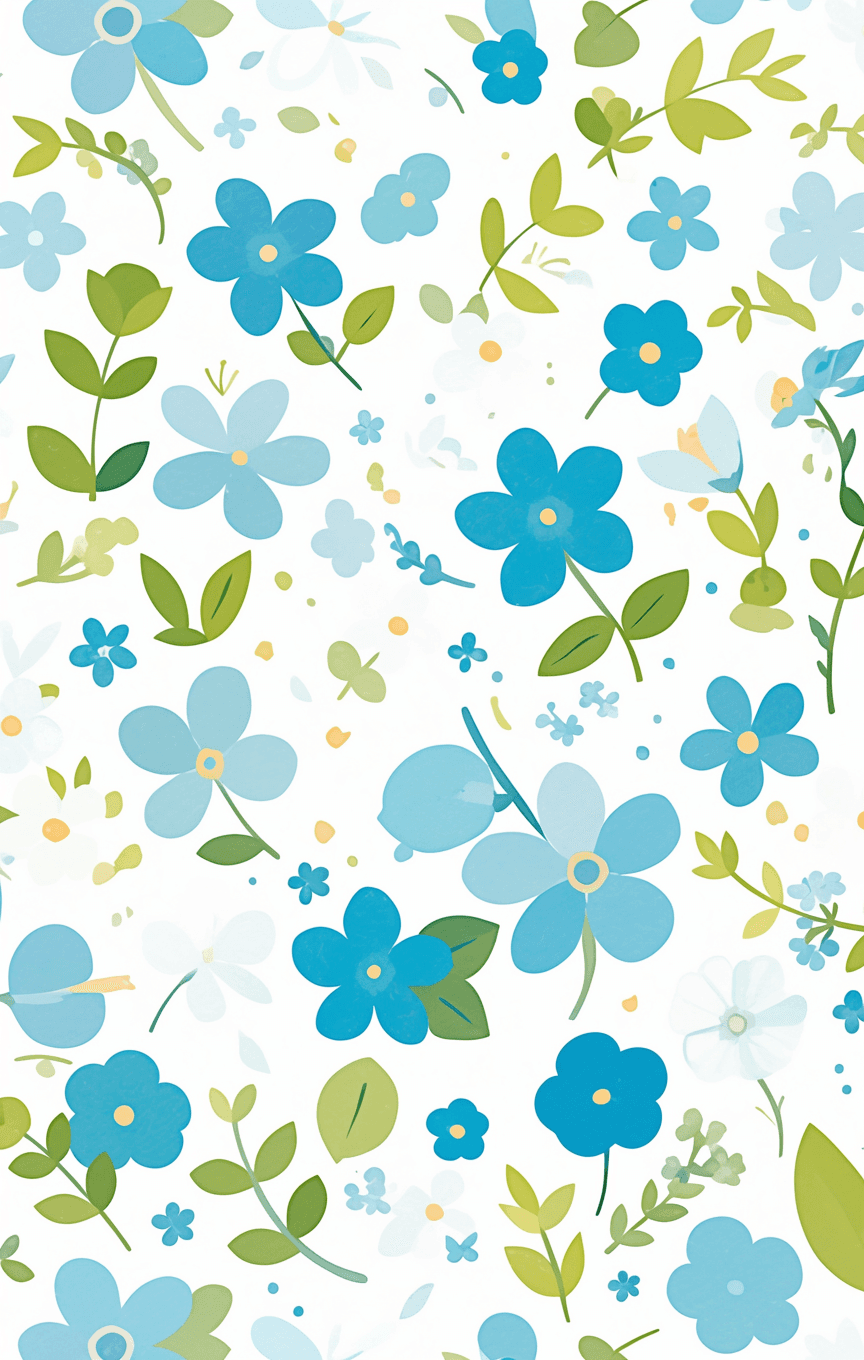 Blossom Point original repeating artwork