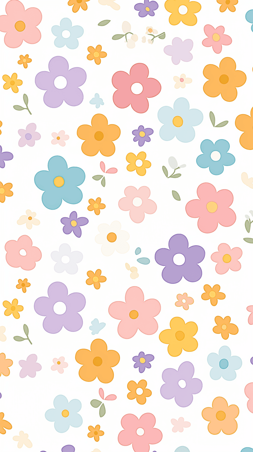 Blossom Line original repeating artwork