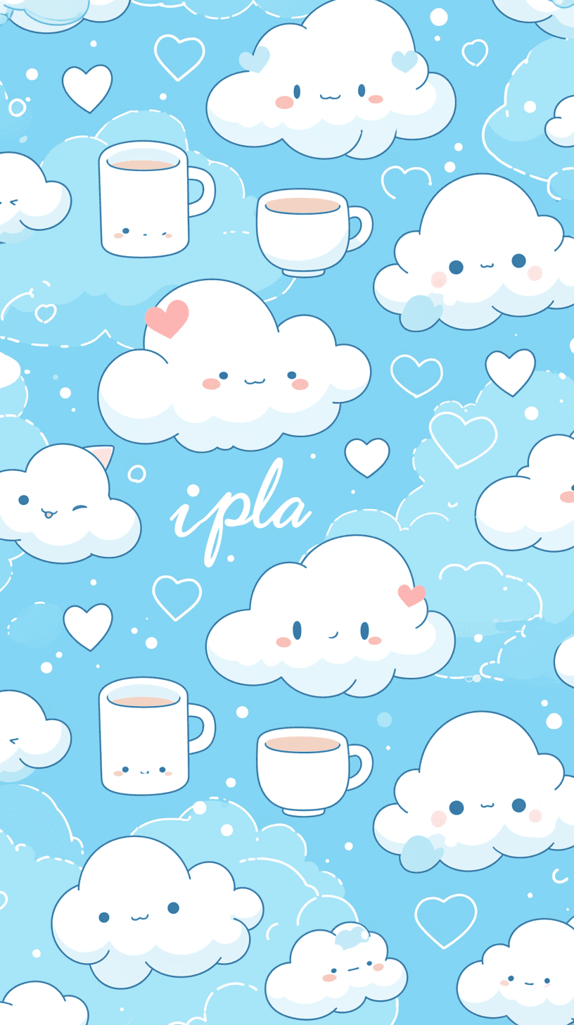 Cloud original repeating artwork