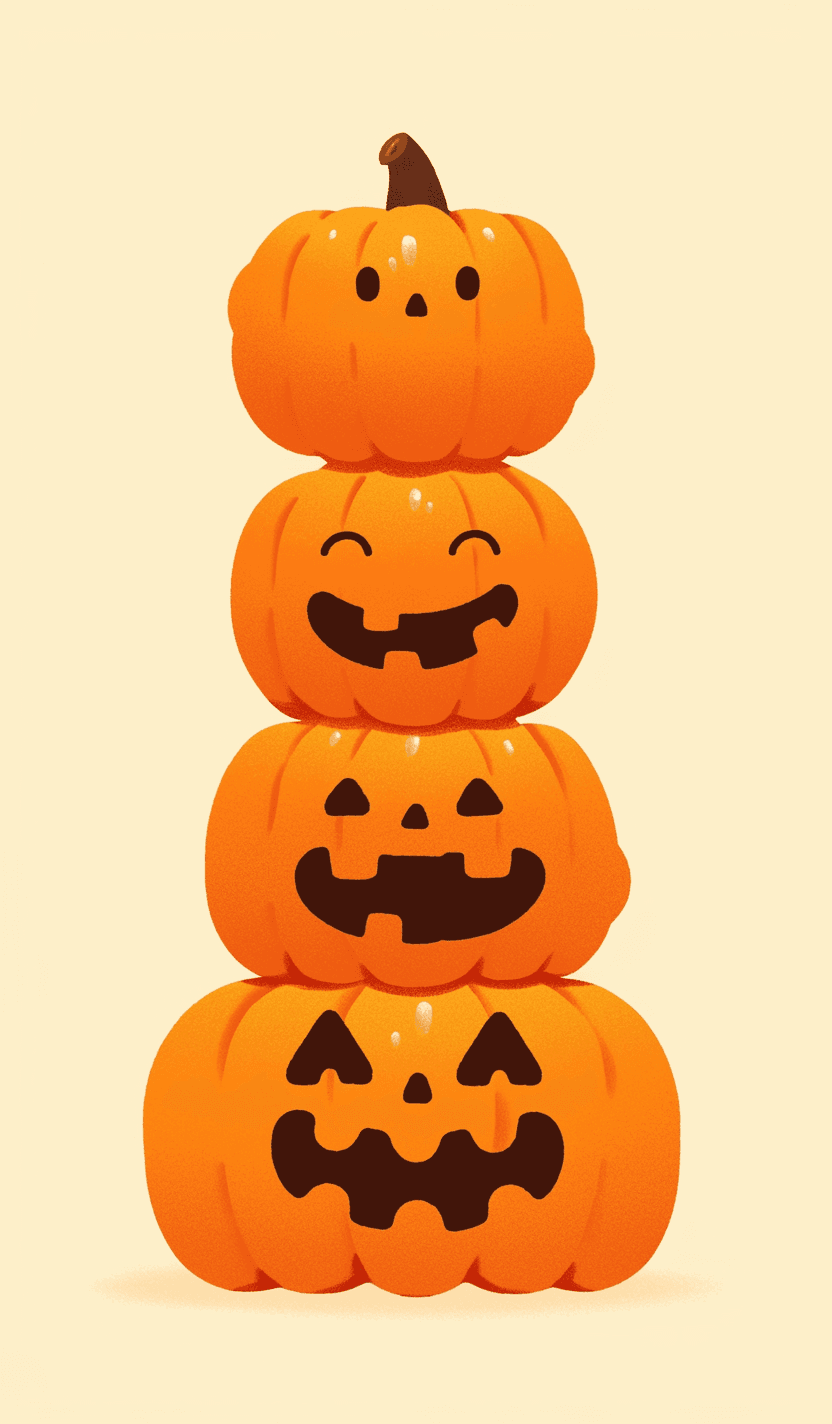 Halloween Pumpkin 386 original repeating artwork
