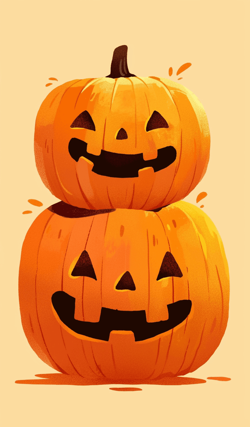 Halloween Pumpkin 113 original repeating artwork