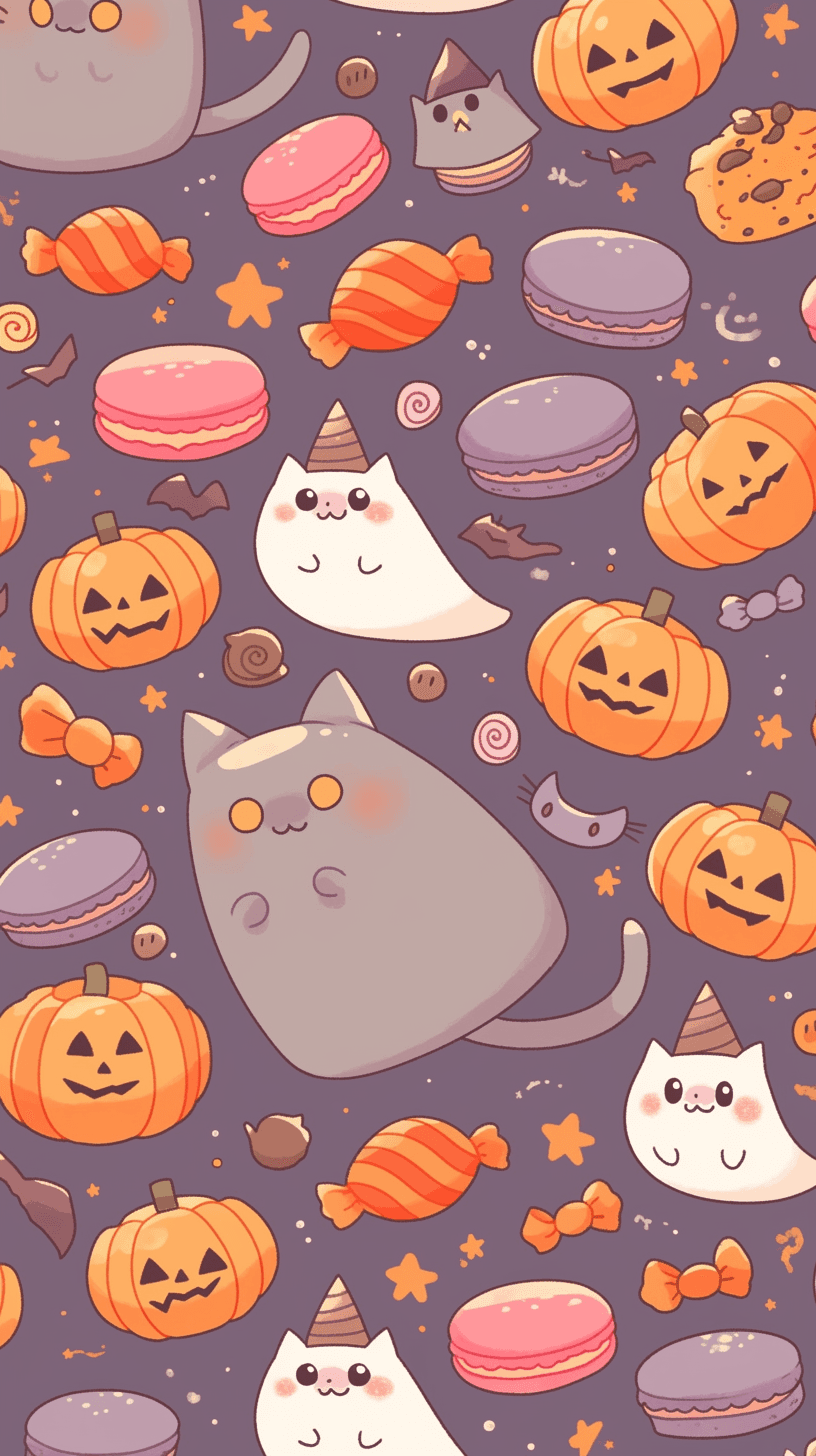 Halloween Pumpkin 265 original repeating artwork