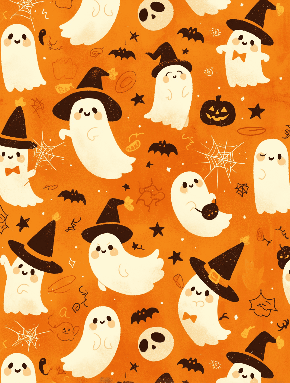 Halloween Ghost 1315 original repeating artwork