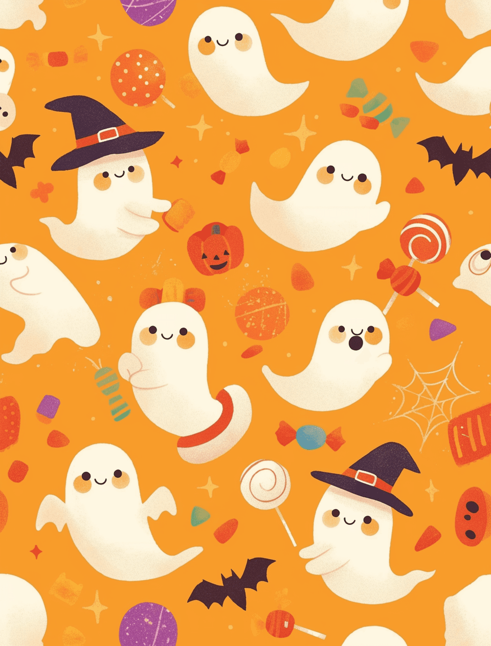 Halloween Ghost 620 original repeating artwork