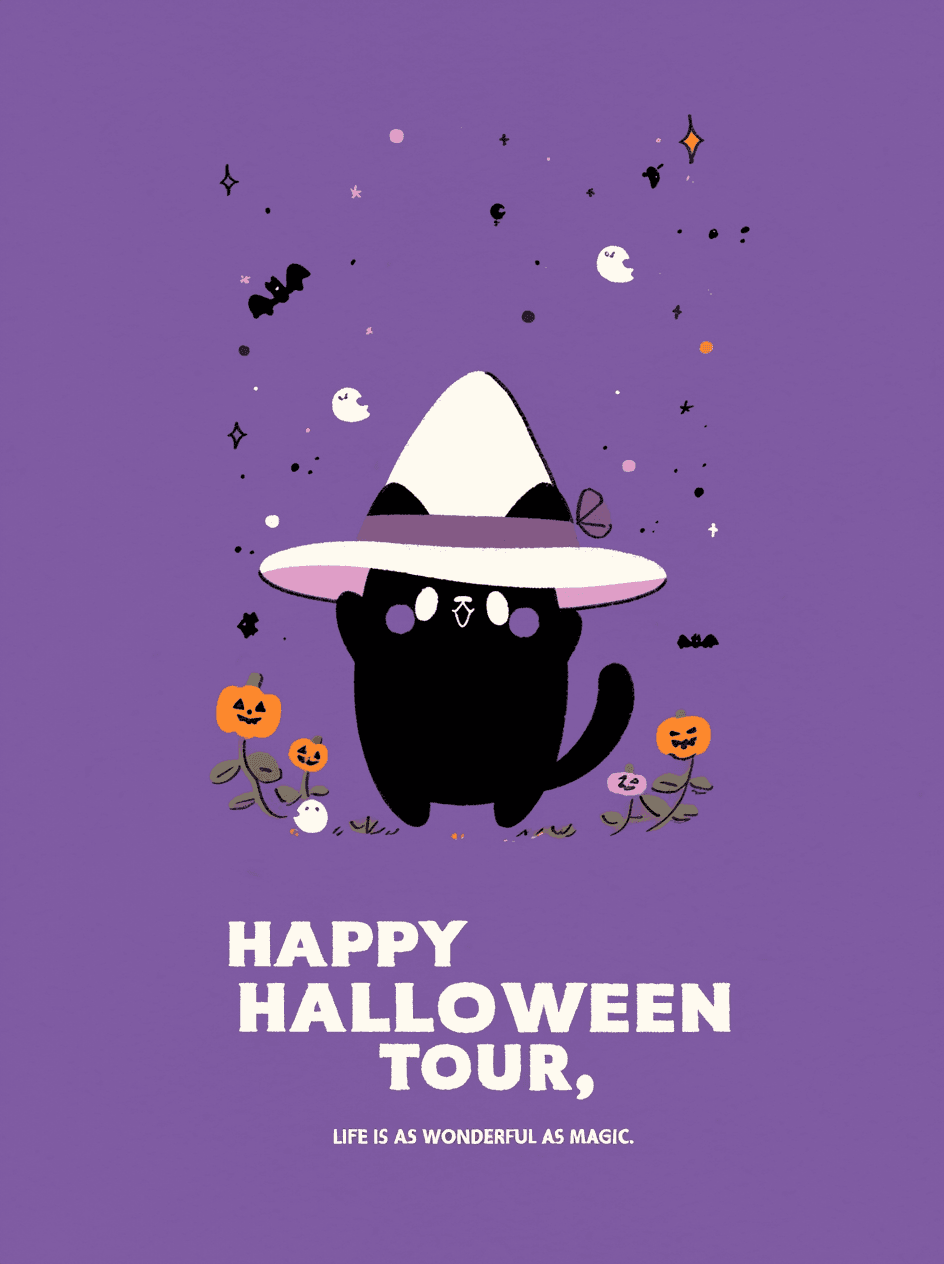 Halloween Ghost 1552 original repeating artwork