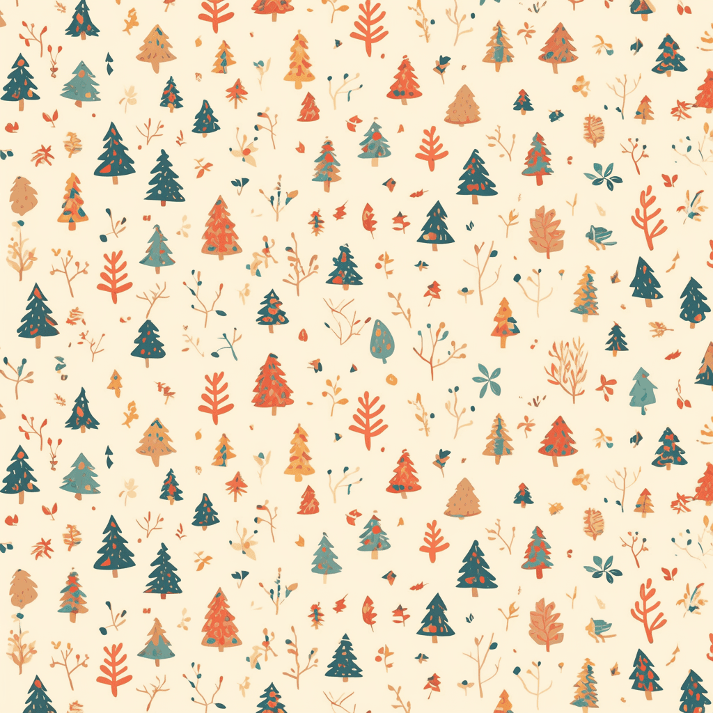 Halloween Tree Club original repeating artwork