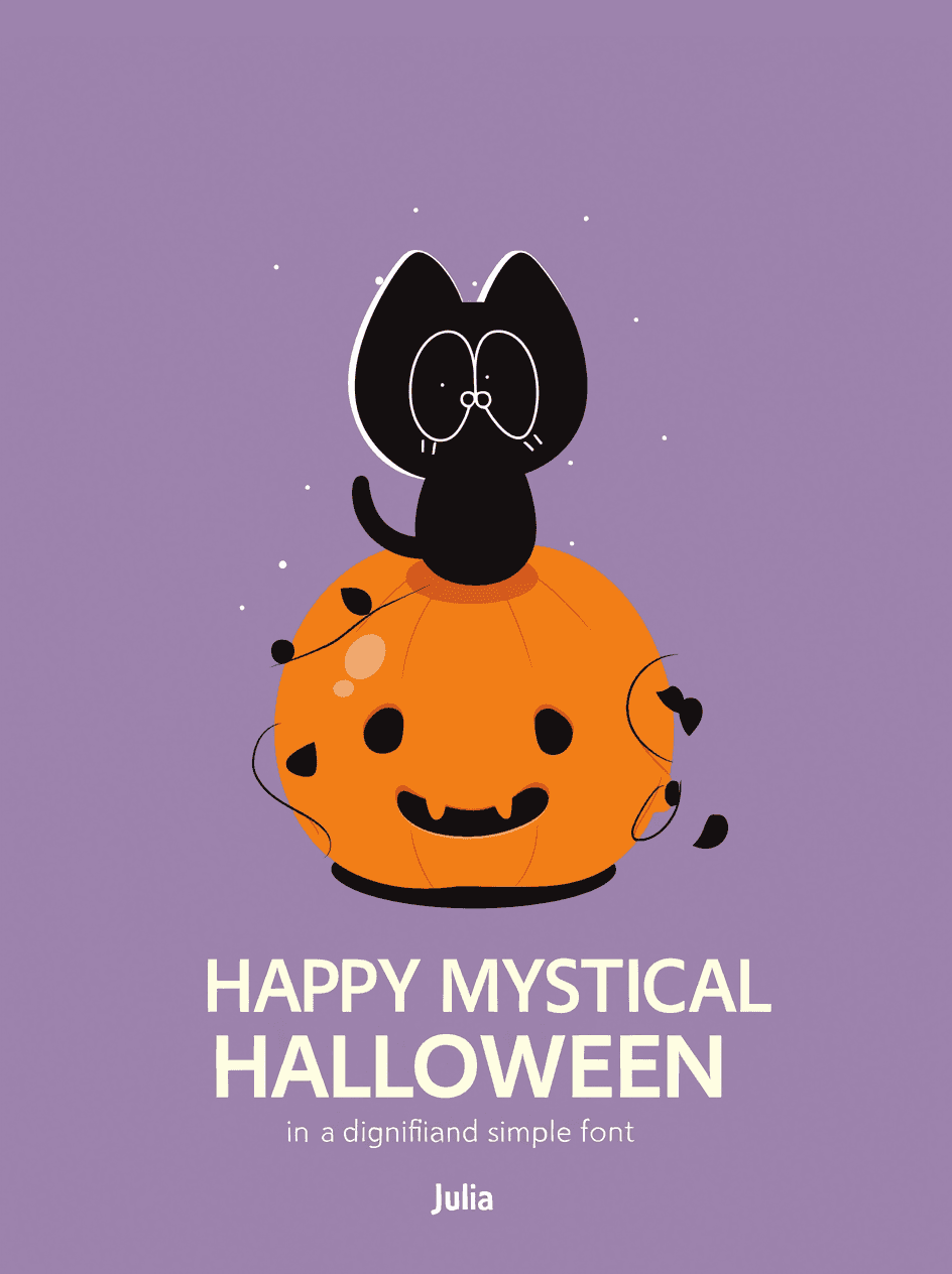 Halloween Cat Show original repeating artwork