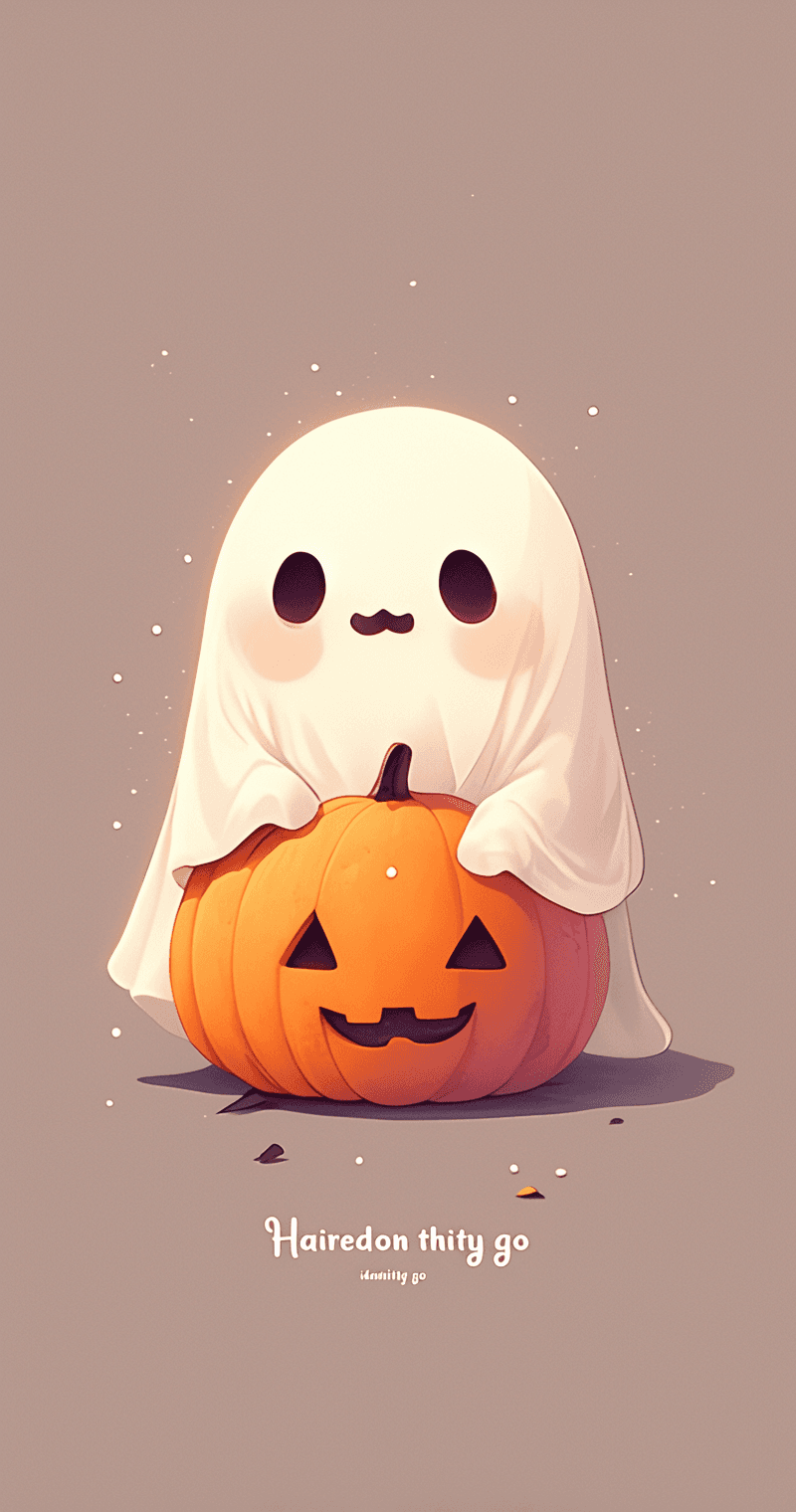 Halloween Ghost 1478 original repeating artwork