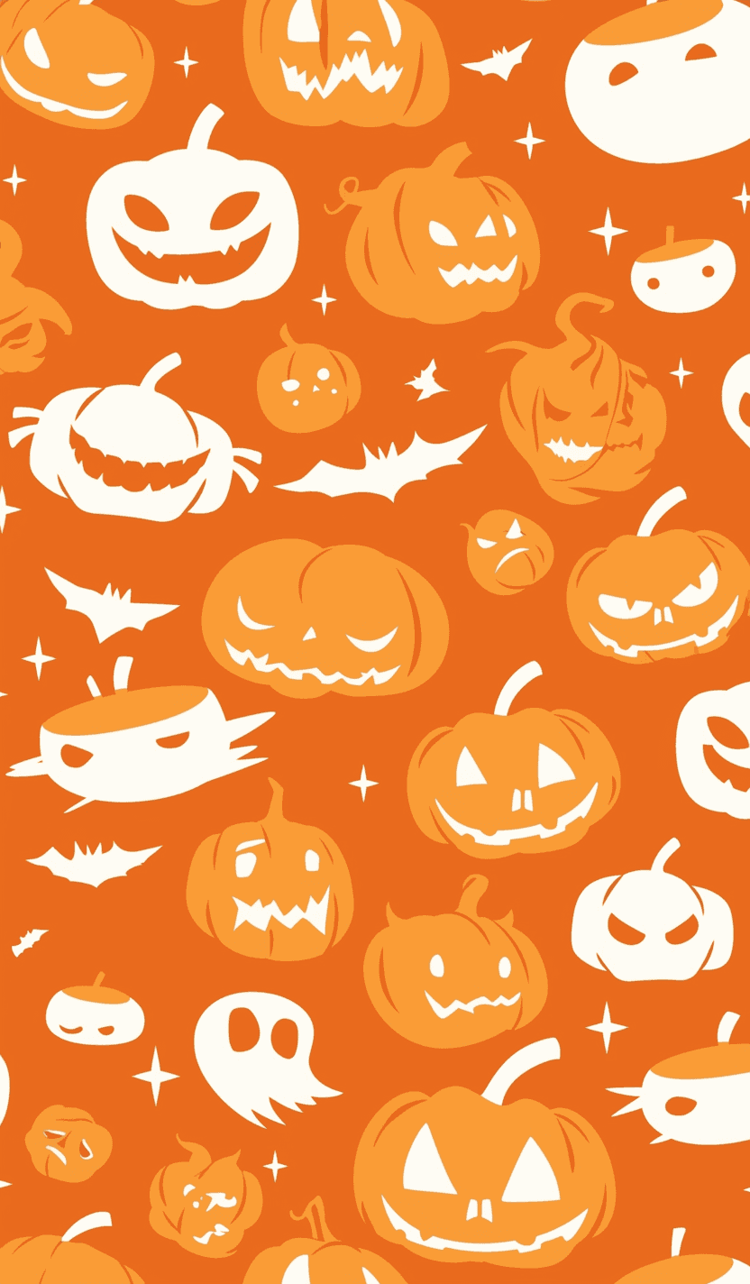 Halloween Pumpkin 263 original repeating artwork