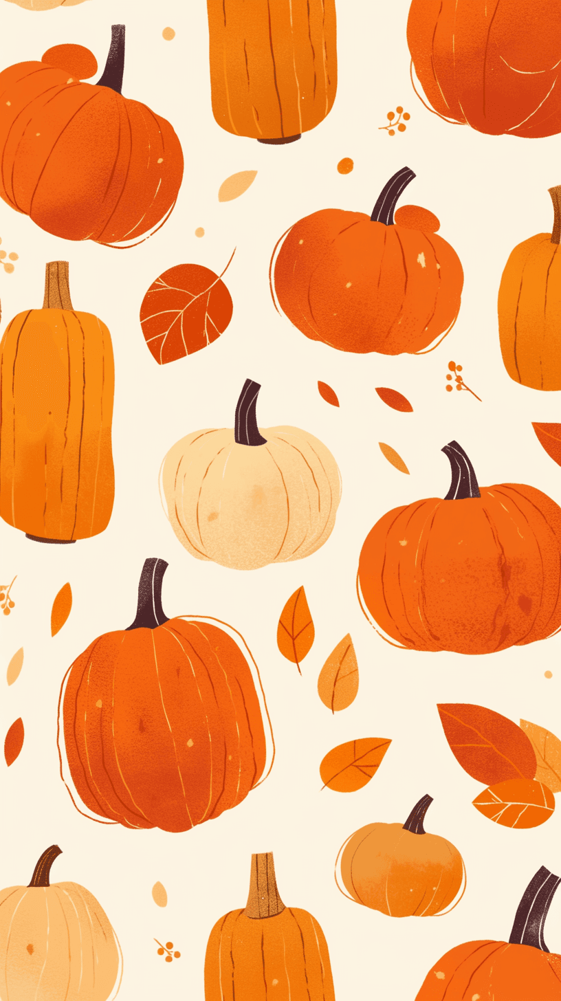 Halloween Pumpkin 313 original repeating artwork