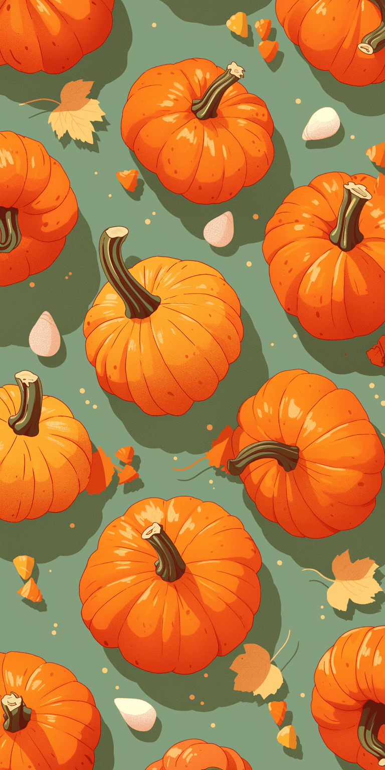 Halloween Pumpkin 283 original repeating artwork