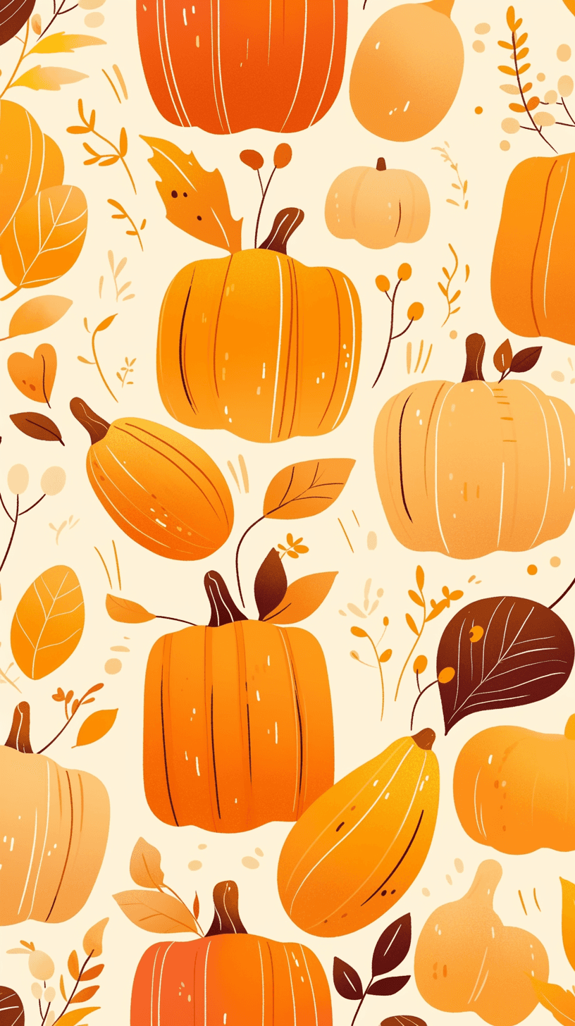 Halloween Pumpkin 282 original repeating artwork