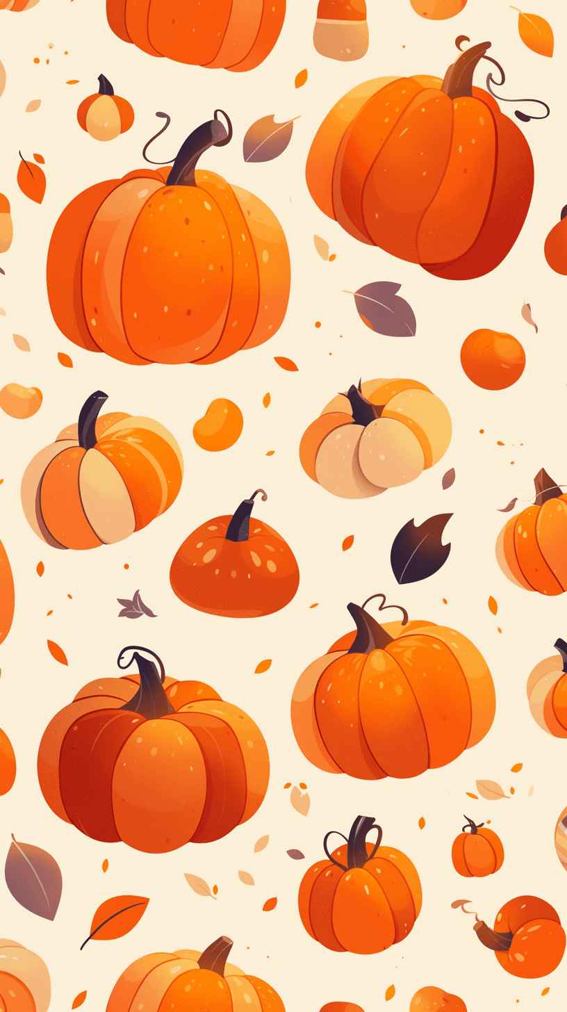 Halloween Pumpkin 475 original repeating artwork