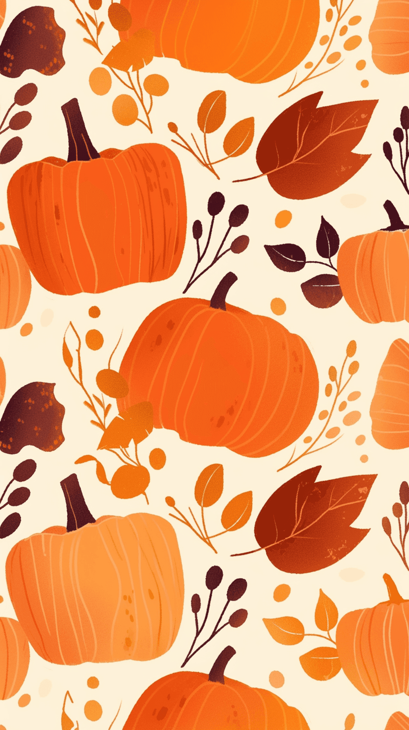 Halloween Pumpkin 392 original repeating artwork