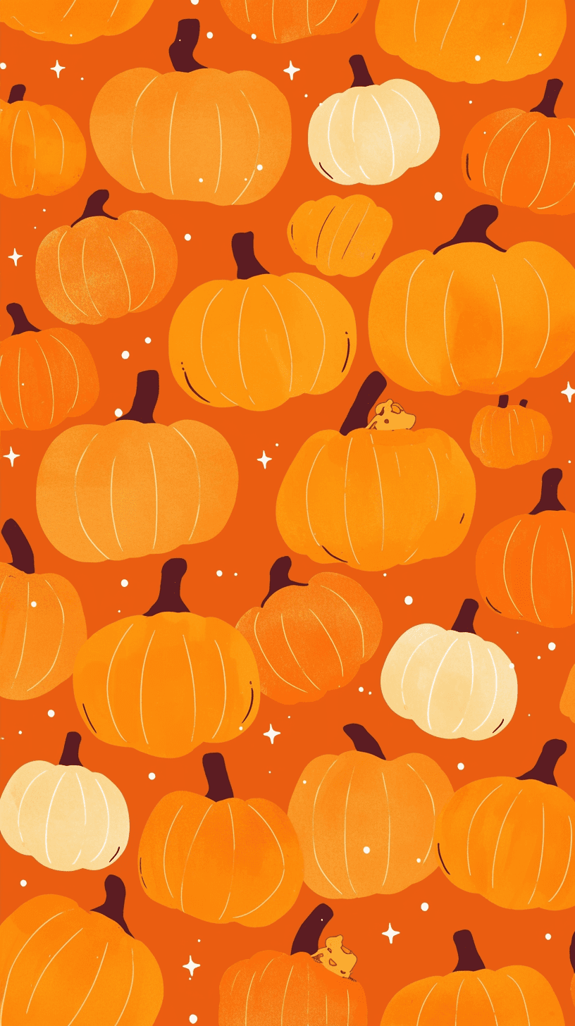 Halloween Pumpkin 224 original repeating artwork