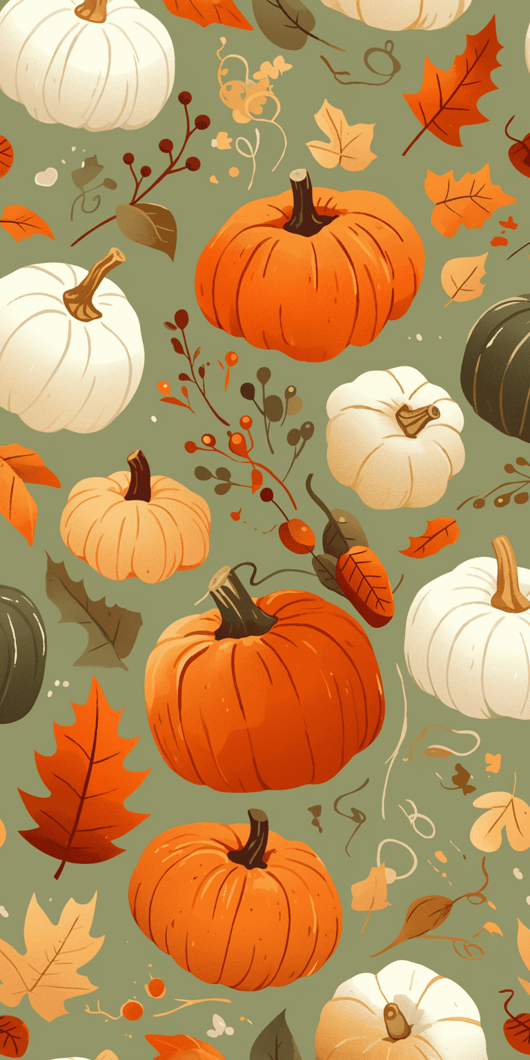 Halloween Pumpkin 133 original repeating artwork