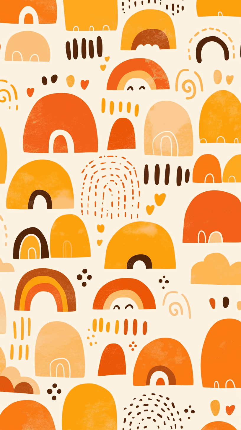 Halloween Design Ivory original repeating artwork