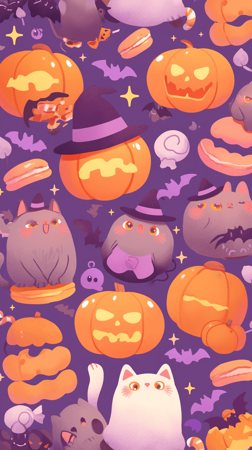 Halloween Design North original repeating artwork