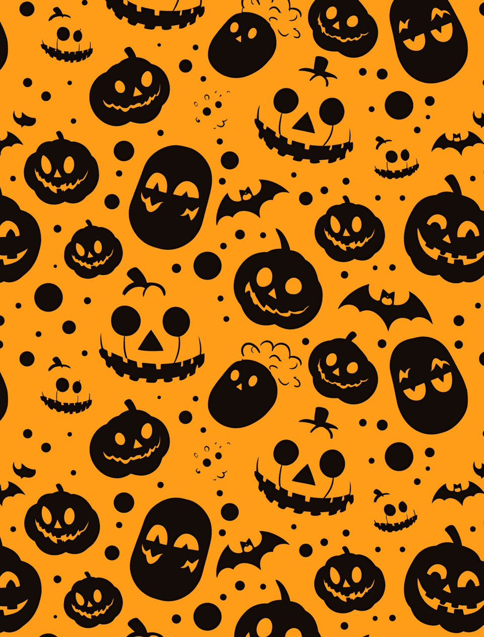 Halloween Design Sprint original repeating artwork