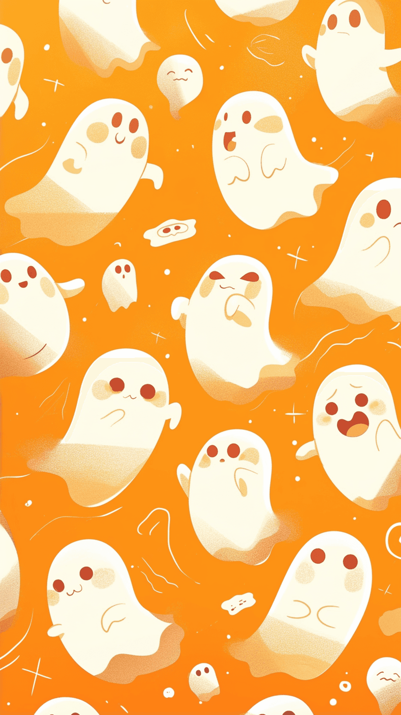 Halloween Ghost 836 original repeating artwork