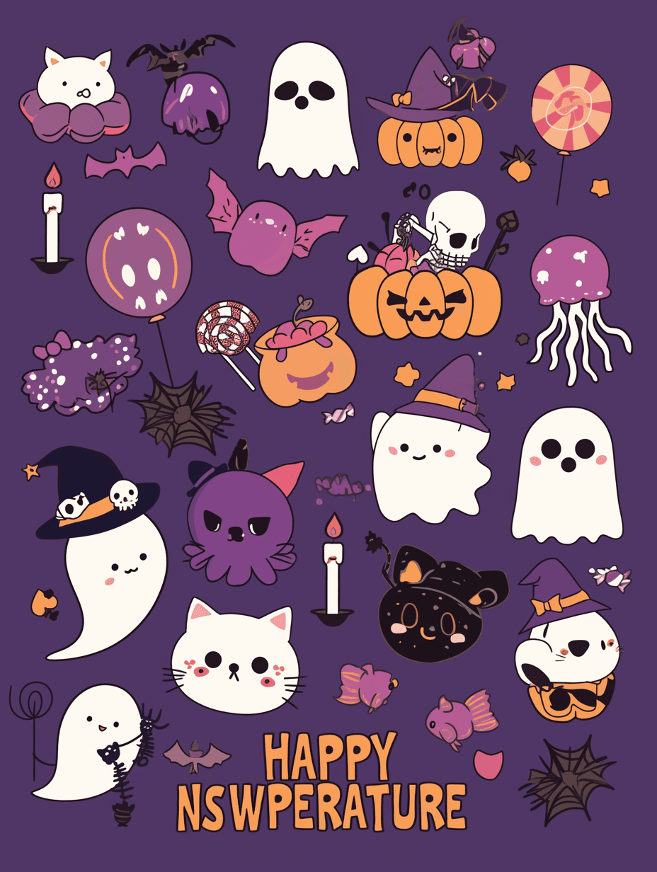 Halloween Ghost 464 original repeating artwork