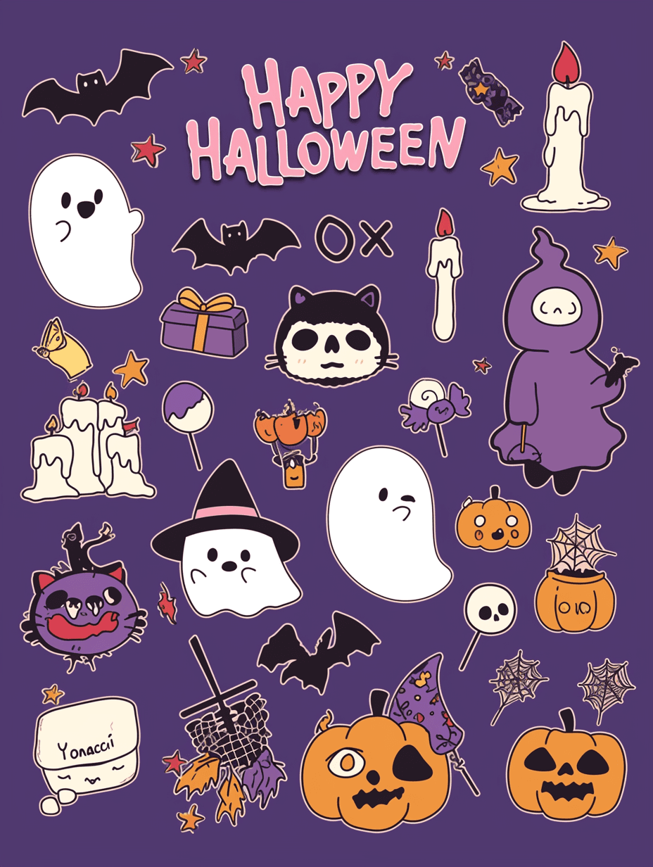 Halloween Ghost 565 original repeating artwork