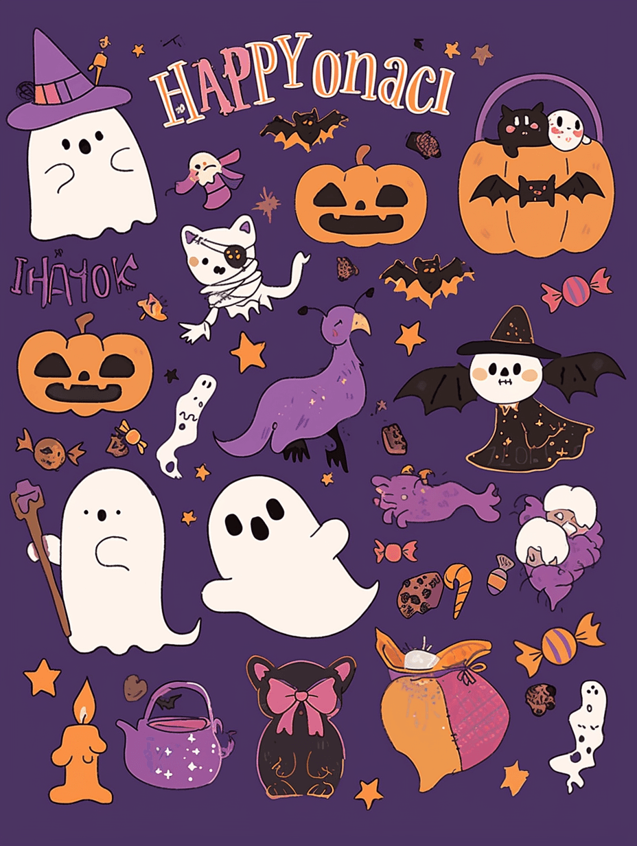Halloween Ghost 560 original repeating artwork
