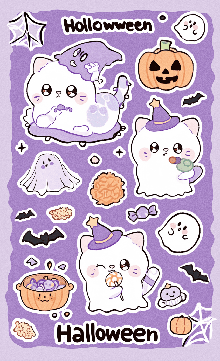 Halloween Ghost 655 original repeating artwork